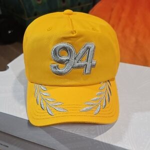 Custom Adidas x Bad Bunny Yellow Snapback
